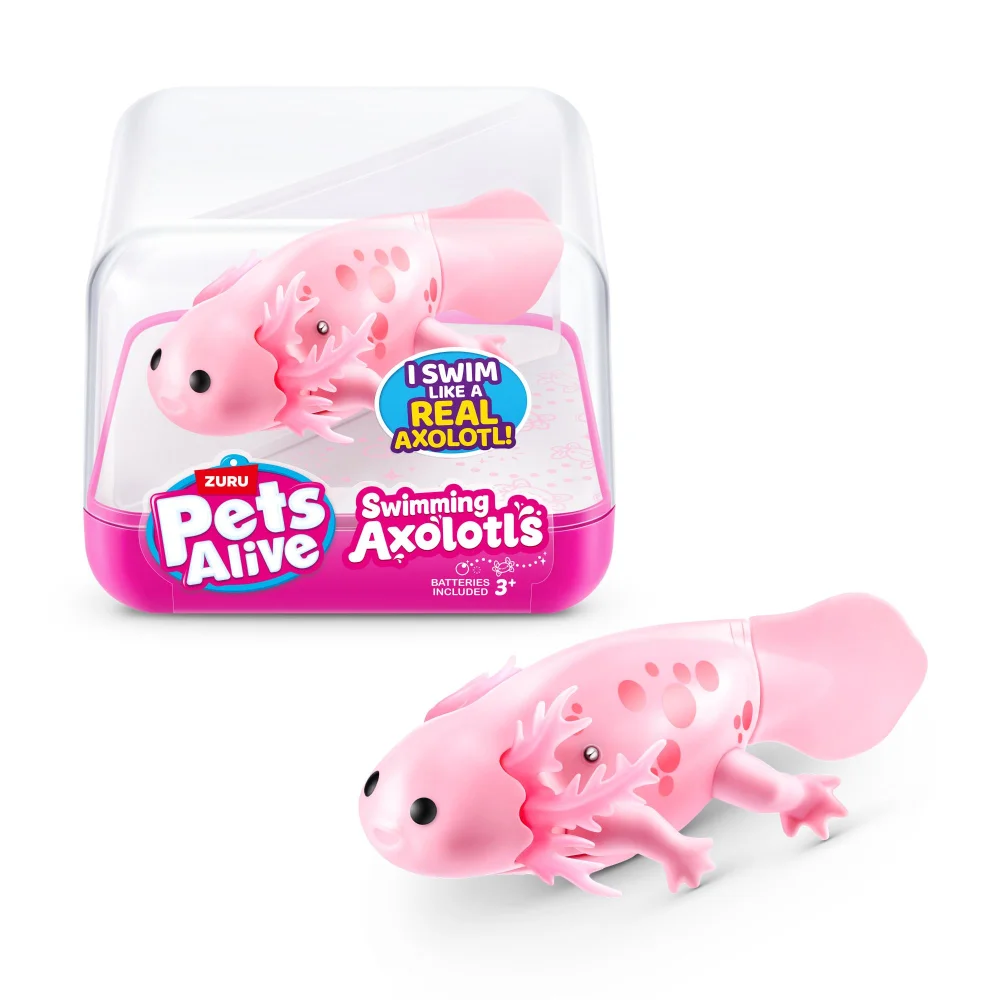 Pets Alive Swimming Axolotl Electronic Pet by ZURU (Styles Vary) Image 1