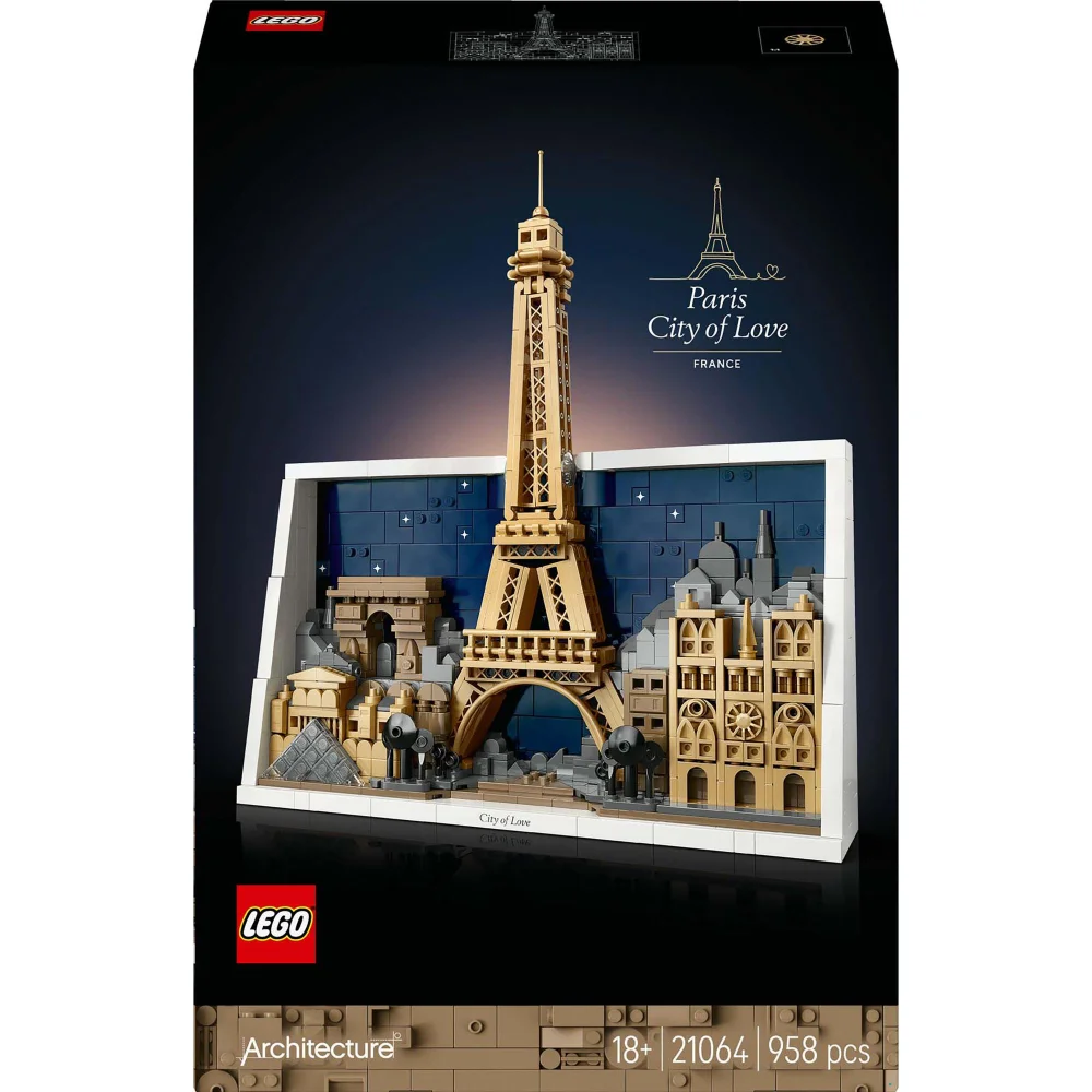 LEGO Architecture Paris City Of Love Construction Set 21064 Image 1