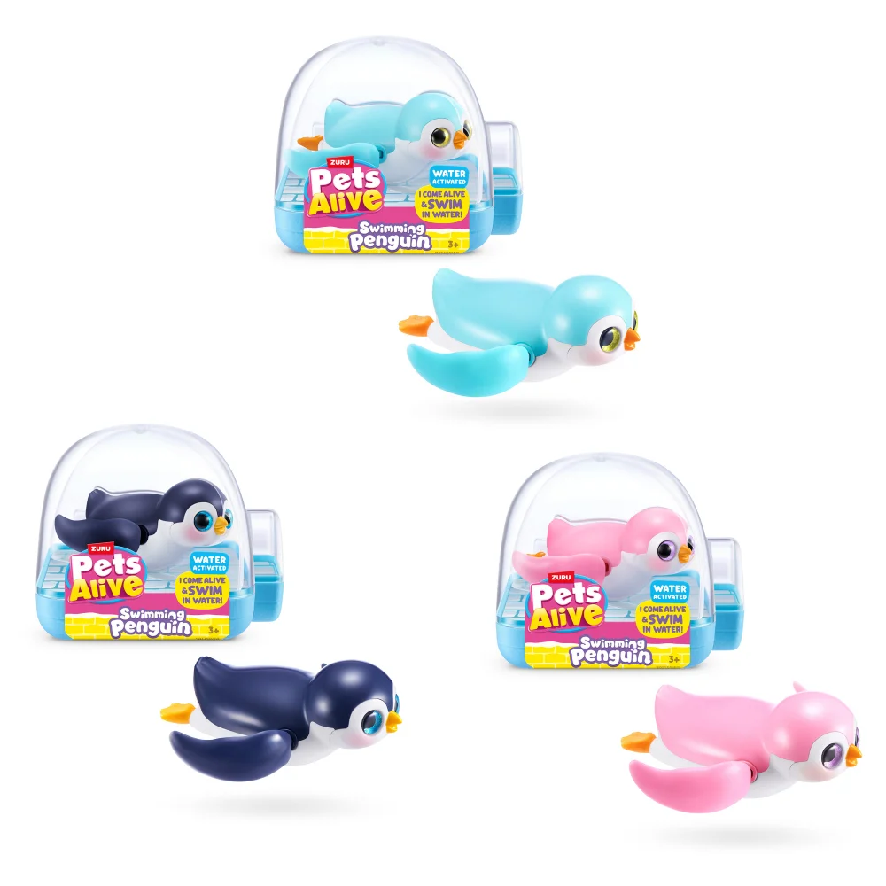 Pets Alive Swimming Penguin Electronic Pet by ZURU (Styles Vary) Image 1