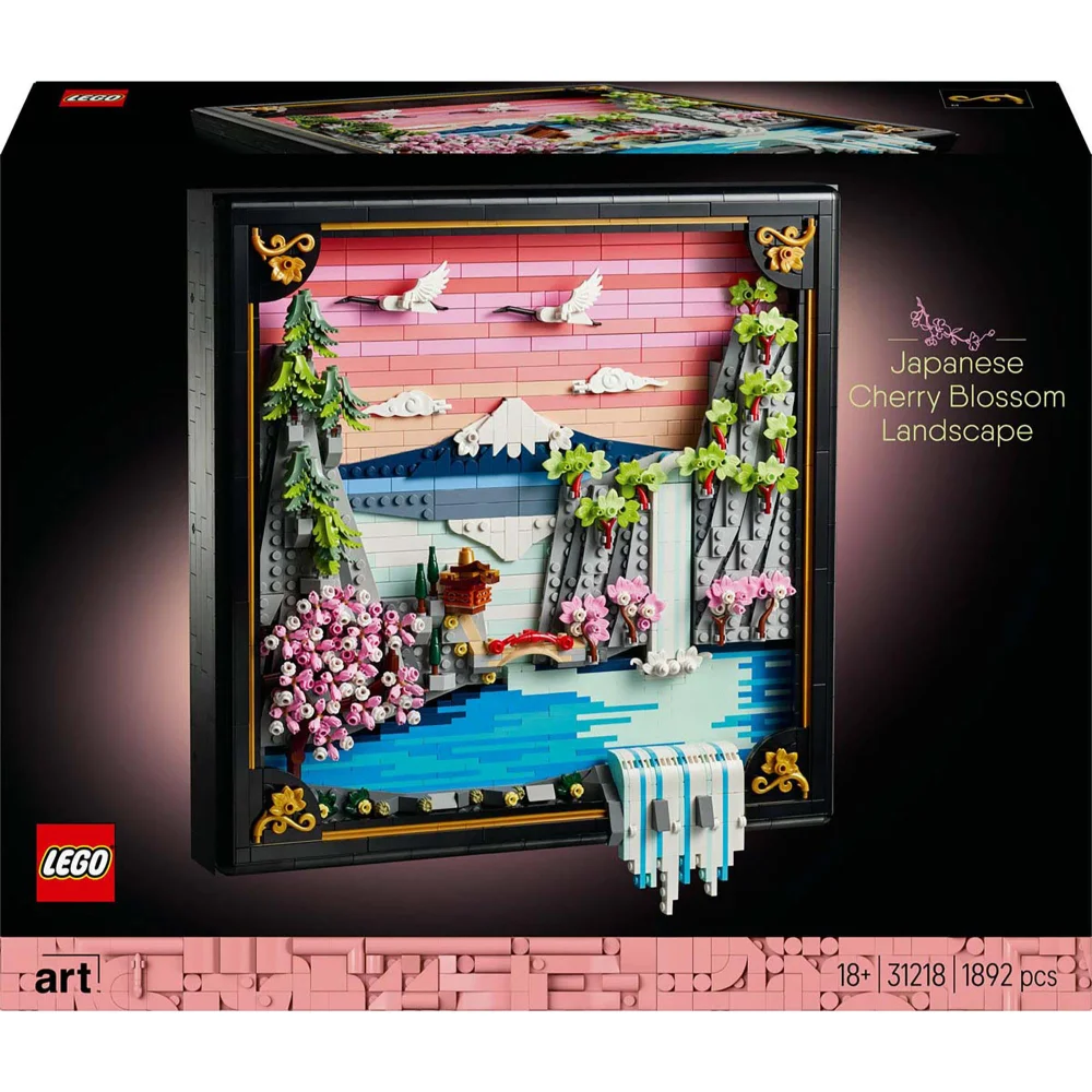 LEGO Art Japanese Cherry Blossom Landscape Construction Set 31218 Image 1