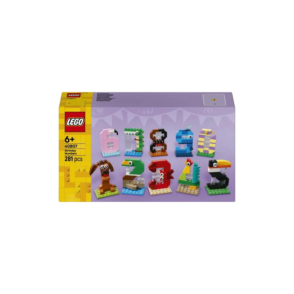 LEGO Birthday Numbers Construction Set 40807 Image 1