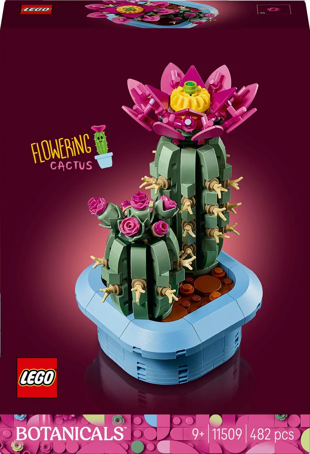 LEGO Botanicals Flowering Cactus Construction Set 11509 Image 1