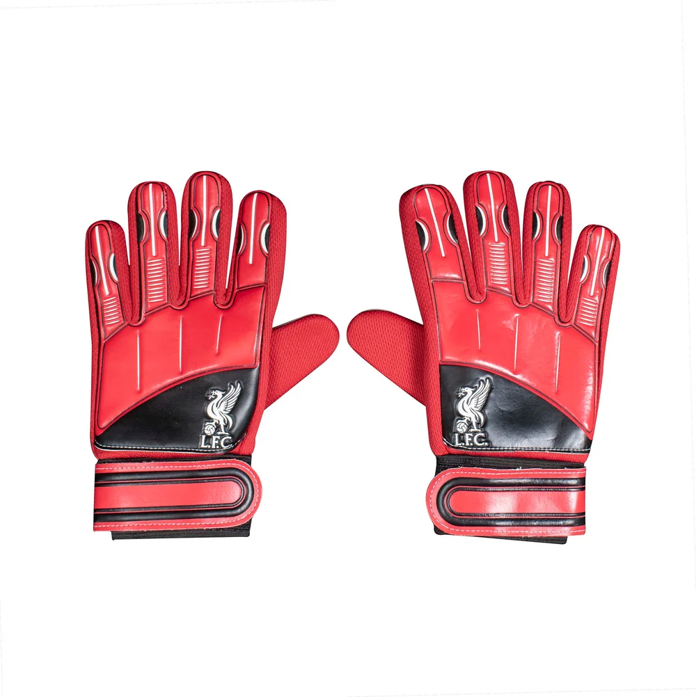 Liverpool FC Delta Junior Size 5 Goalkeeper Gloves Image 1