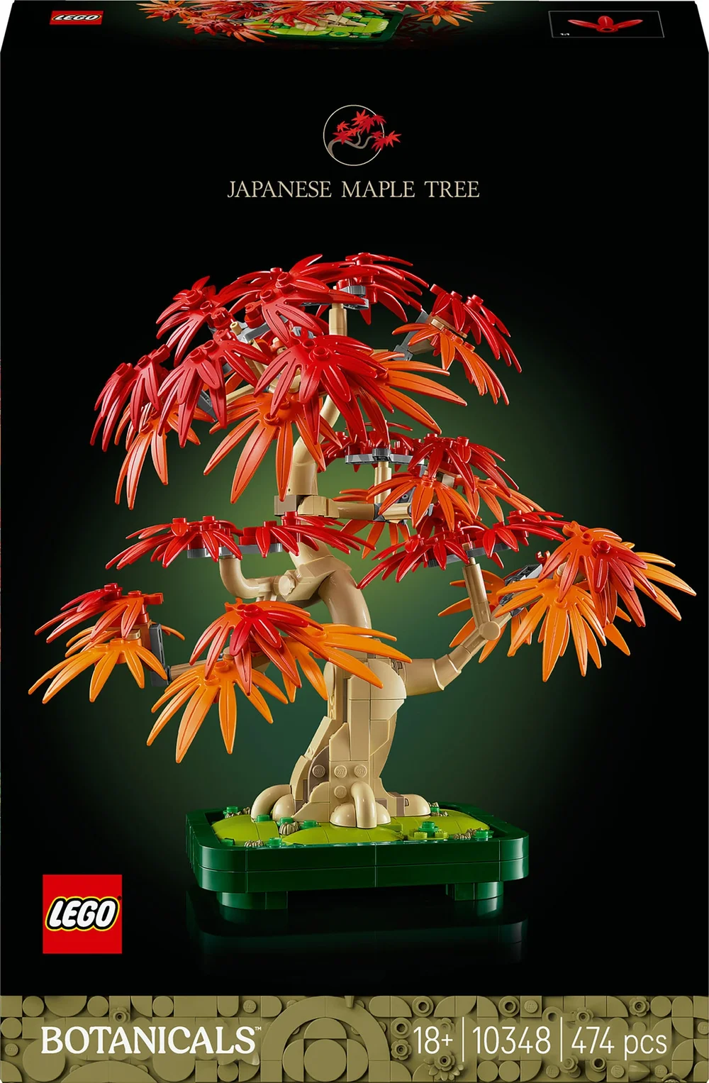 LEGO Botanicals Japanese Red Maple Bonsai Tree Construction Set 10348 Image 1