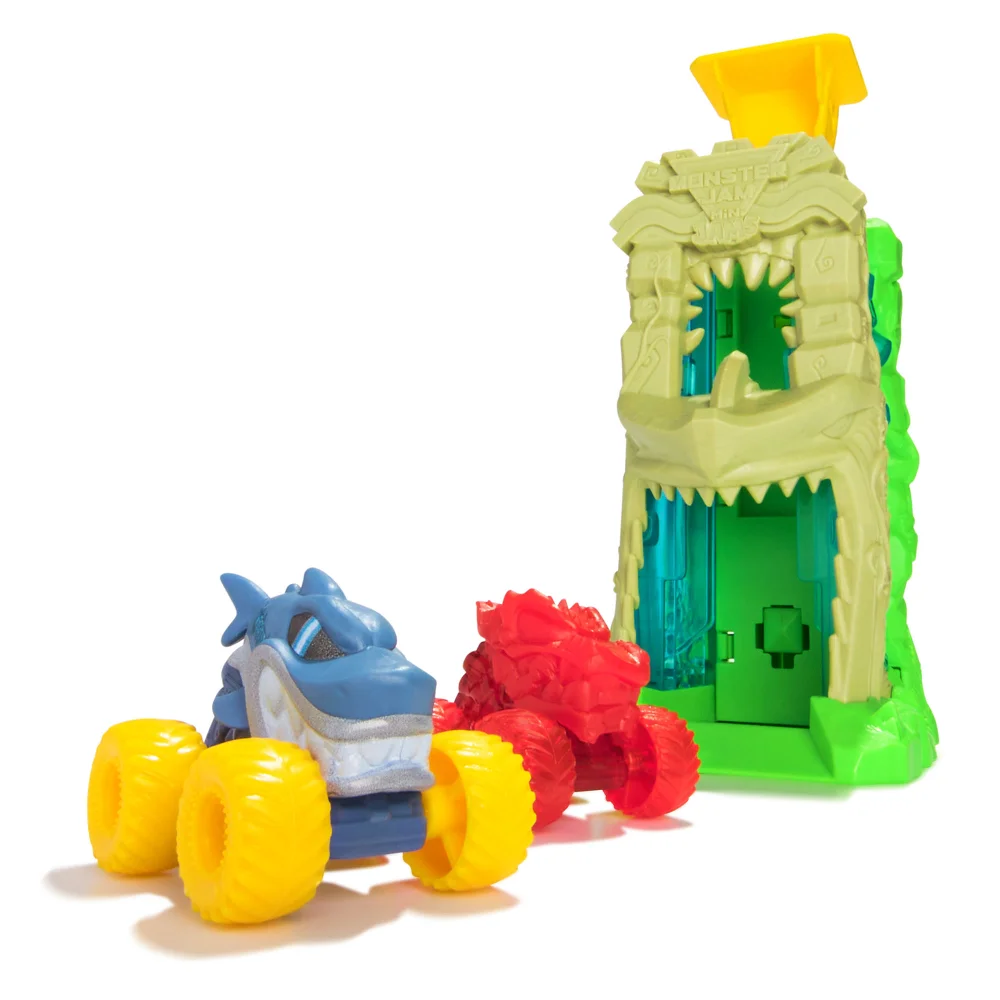 Monster Jam Megladon Jungle Blaster Race Track Mini Jams Image 1