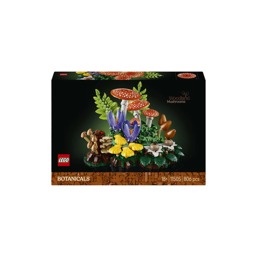 LEGO Botanicals Woodland Mushrooms Construction Set 11505 Image 1