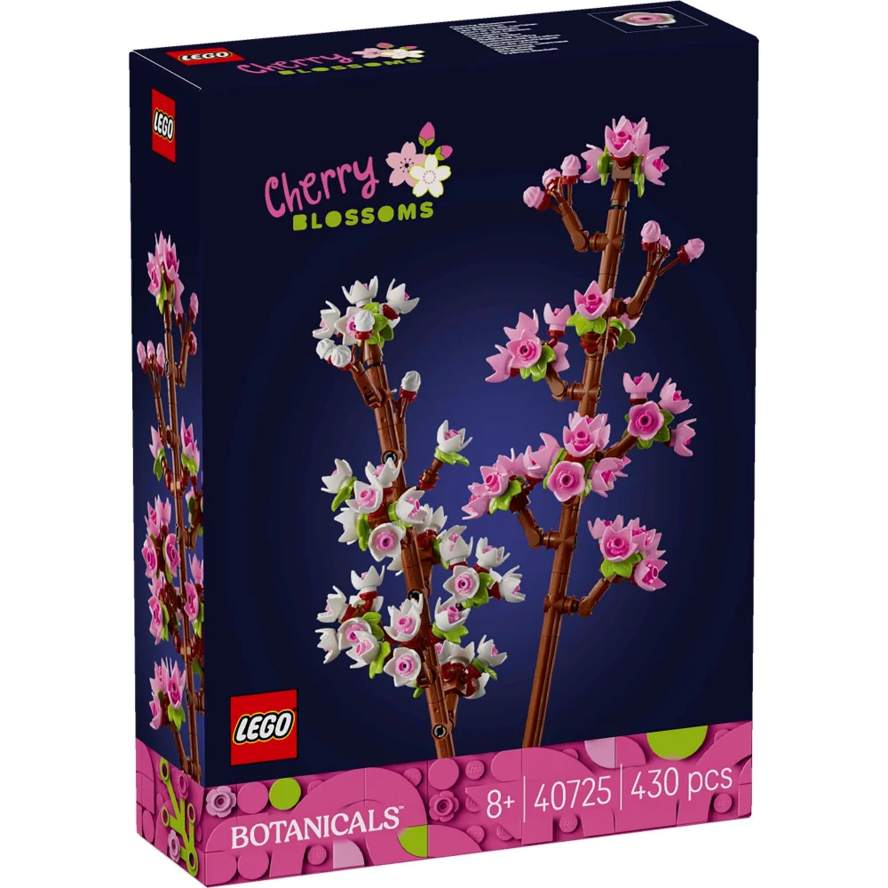 LEGO Cherry Blossoms Flowers Decor Set 40725 Image 1