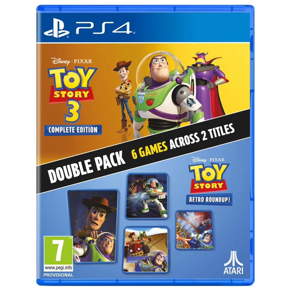 PlayStation 4 Toy Story: Retro Roundup! And Toy Story 3 Complete Edition Double Pack Game Image 1