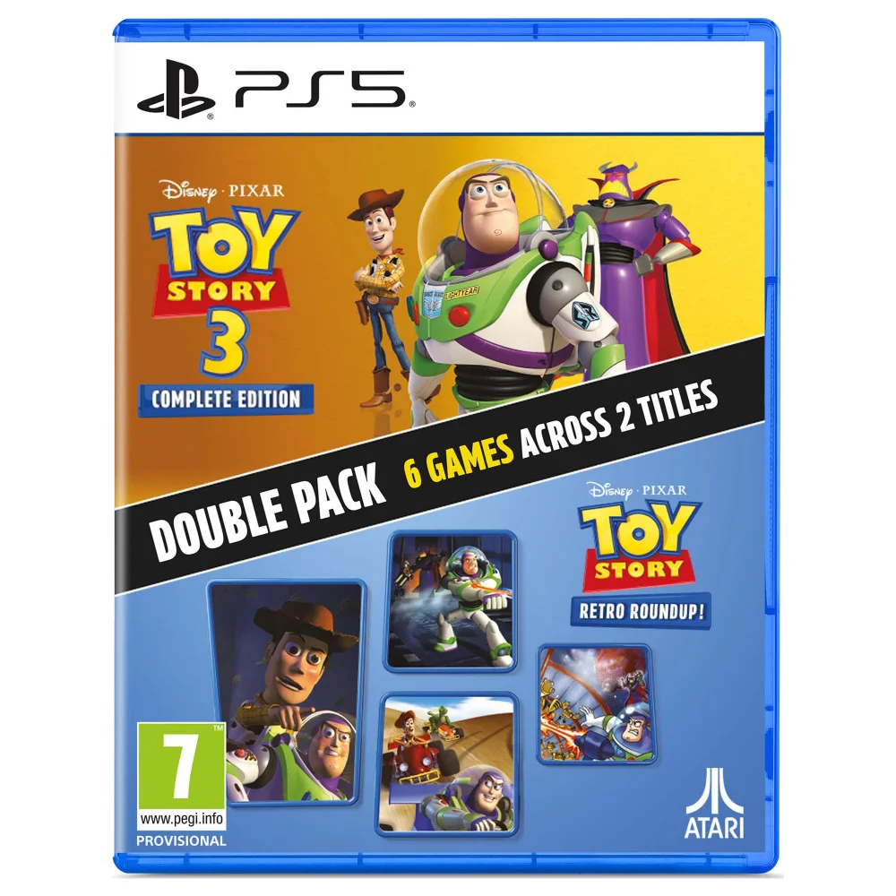 PlayStation 5 Toy Story: Retro Roundup! And Toy Story 3 Complete Edition Double Pack Game Image 1