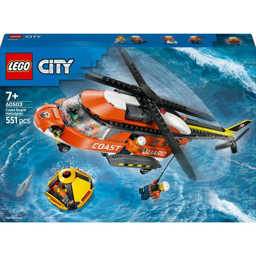 LEGO City Coast Guard Helicopter Construction Set 60503 Image 1