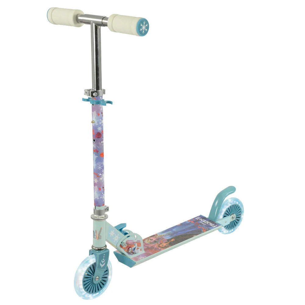 MoVe Frozen 2 Folding Inline Scooter with Light Up Wheels Image 1