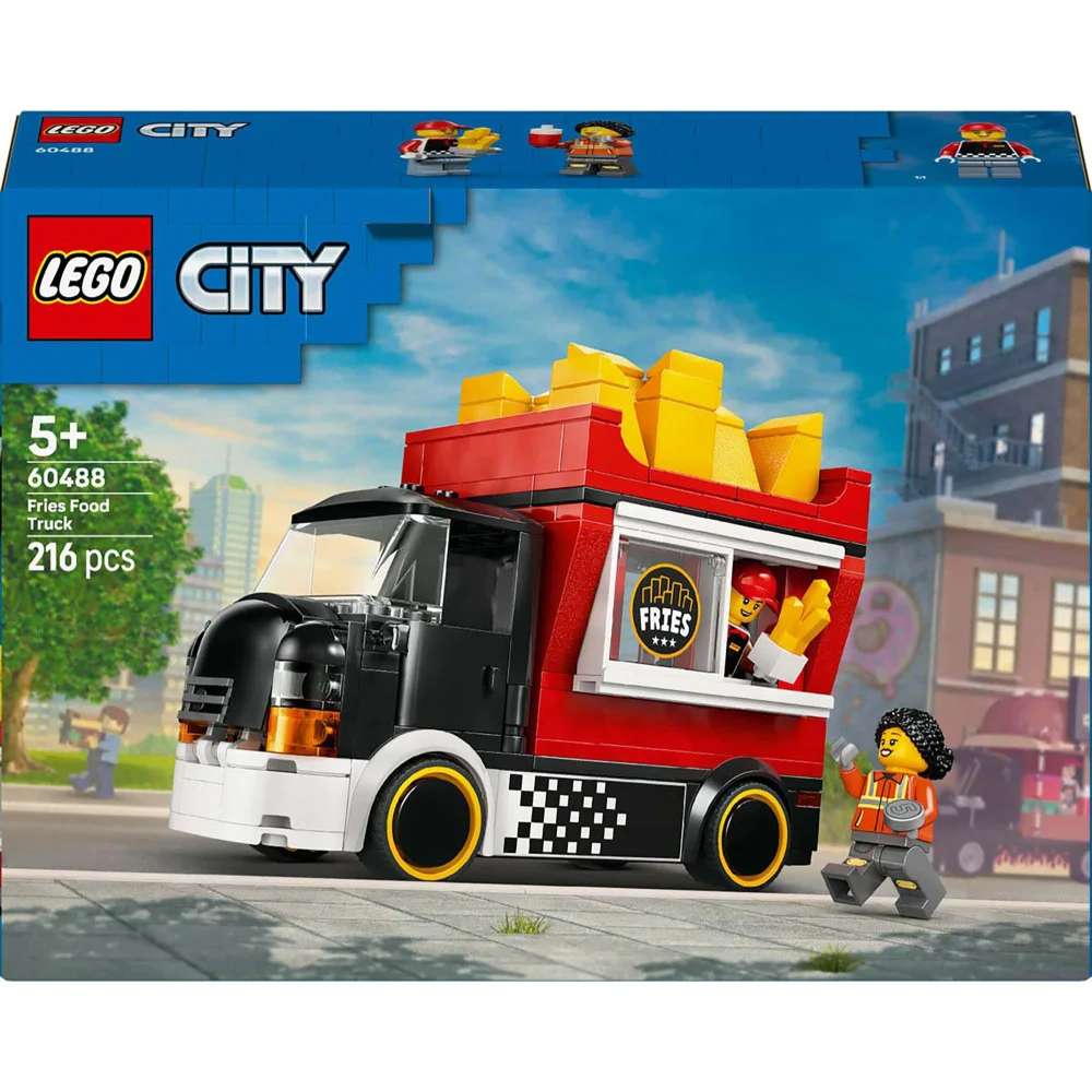 LEGO City Fries Food Truck Construction Set 60488 Image 1