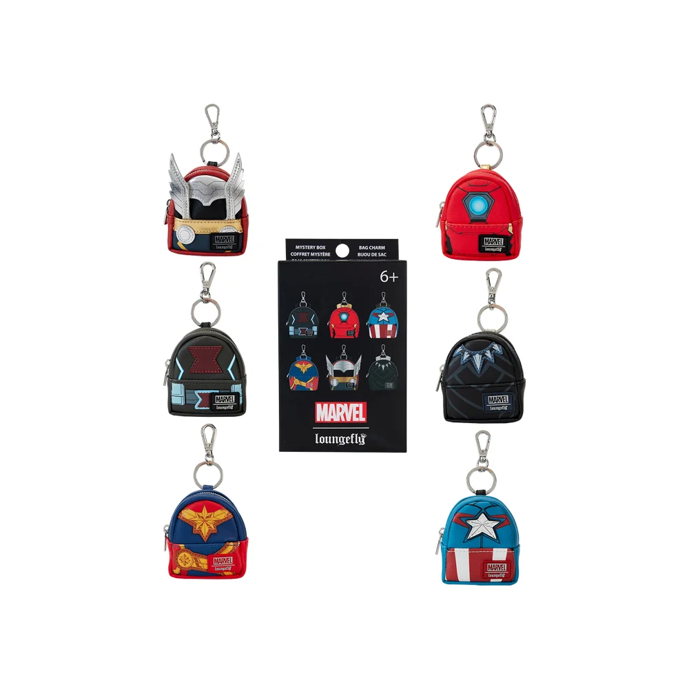 Loungefly Marvel Mystery Bag Keychain (Styles Vary) Image 1