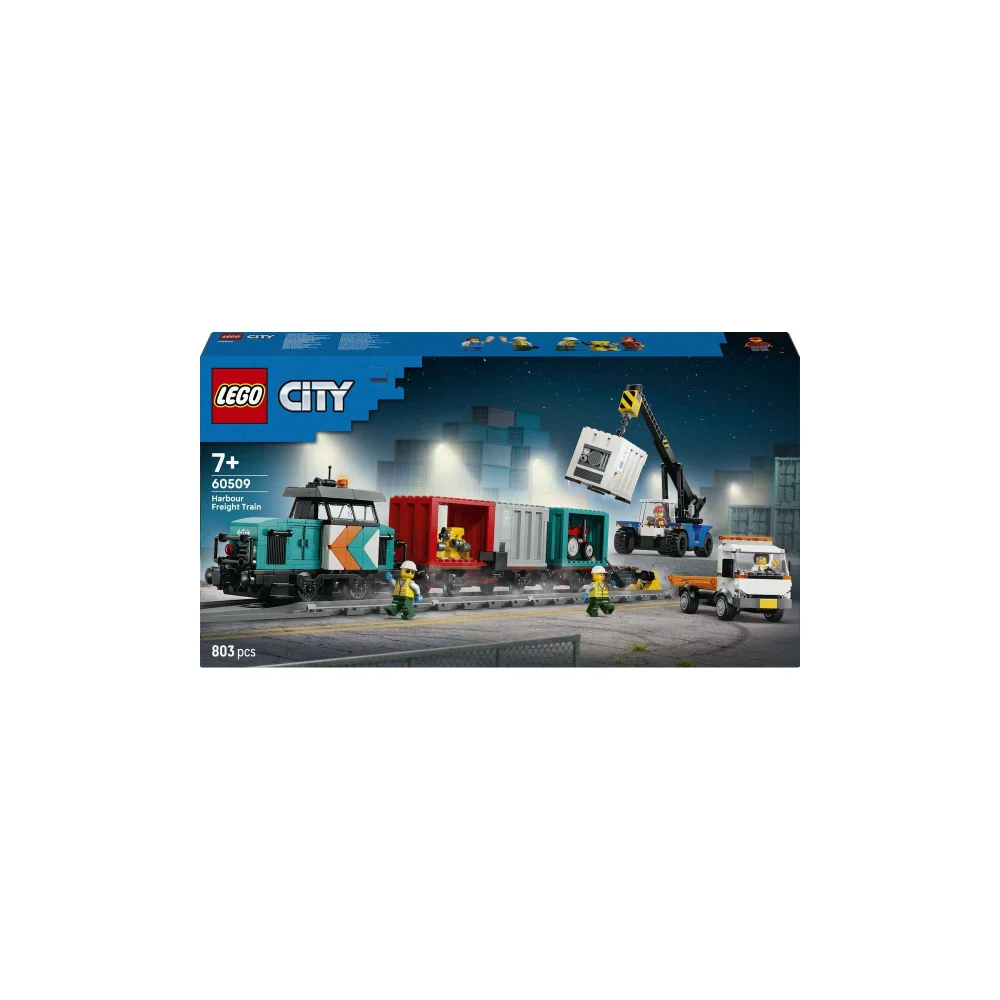 LEGO City Harbour Freight Train Construction Set 60509 Image 1