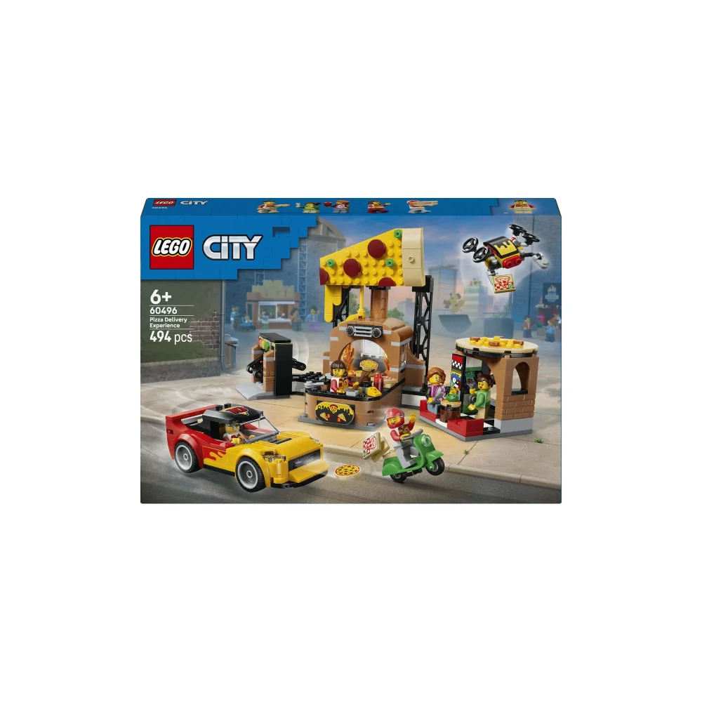 LEGO City Pizza Delivery Experience Construction Set 60496 Image 1