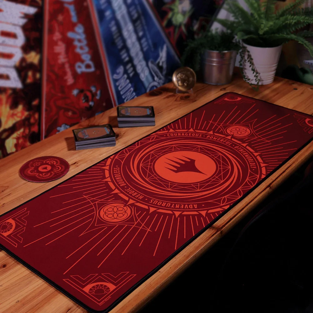 Magic the Gathering Desk Pad and Coaster Set Image 1