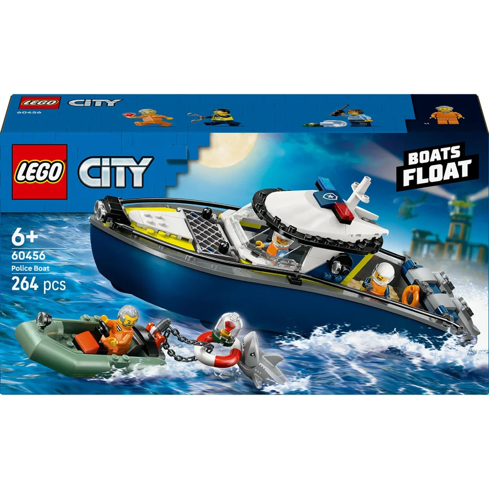 LEGO City Police Boat Chase Construction Set 60456 Image 1