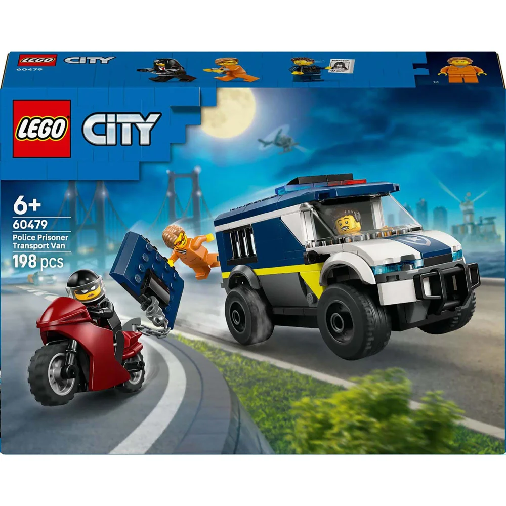 LEGO City Police Prisoner Transport Van Construction Set 60479 Image 1