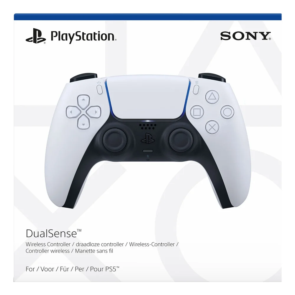 PlayStation 5 DualSense Wireless Controller White Image 1