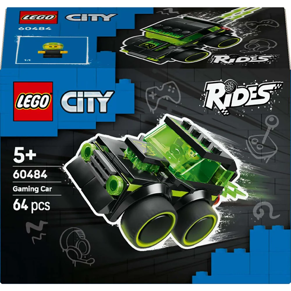 LEGO City Rides Gaming Car Construction Set 60484 Image 1