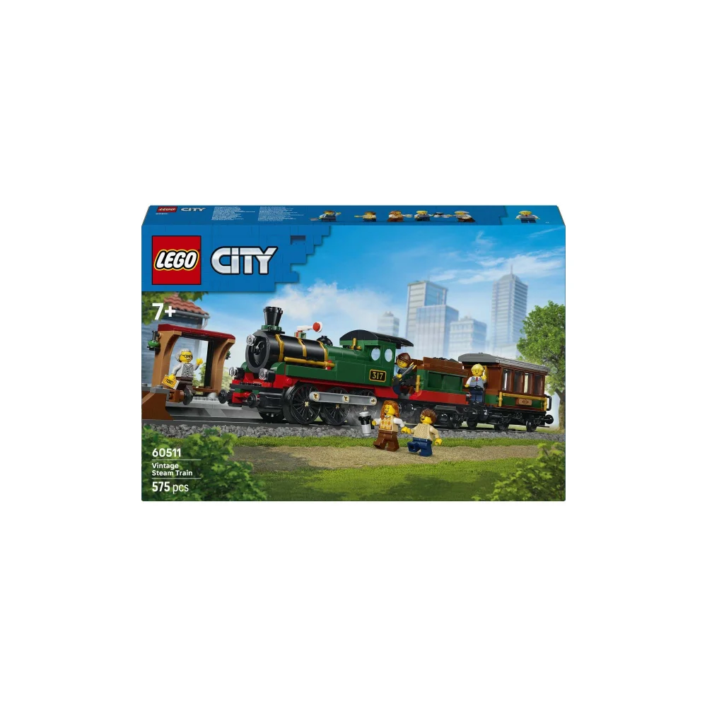 LEGO City Vintage Steam Train Construction Set 60511 Image 1