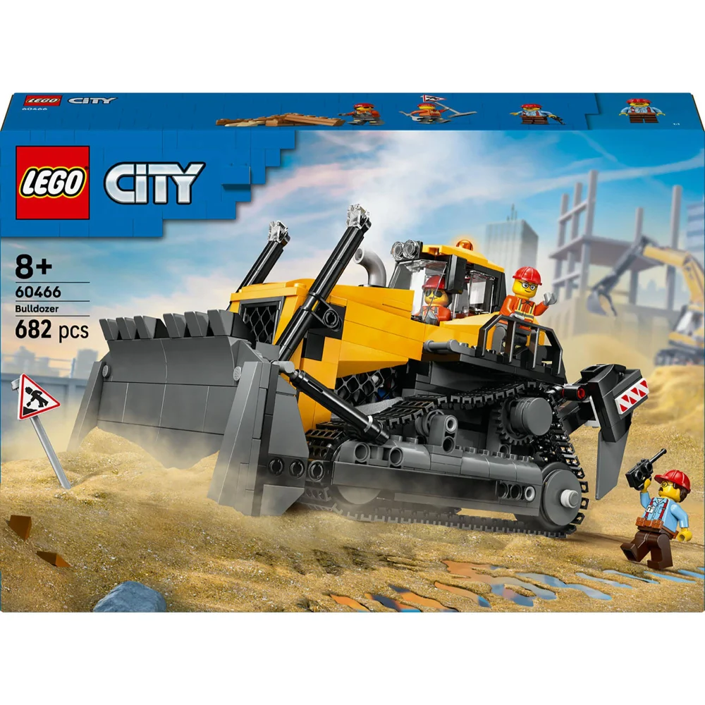 LEGO City Yellow Bulldozer Construction Set 60466 Image 1