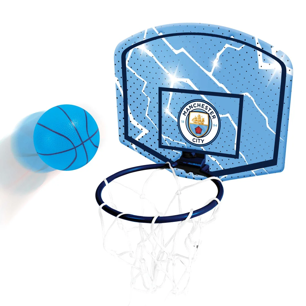 Manchester City FC Mini Basketball Set Image 1