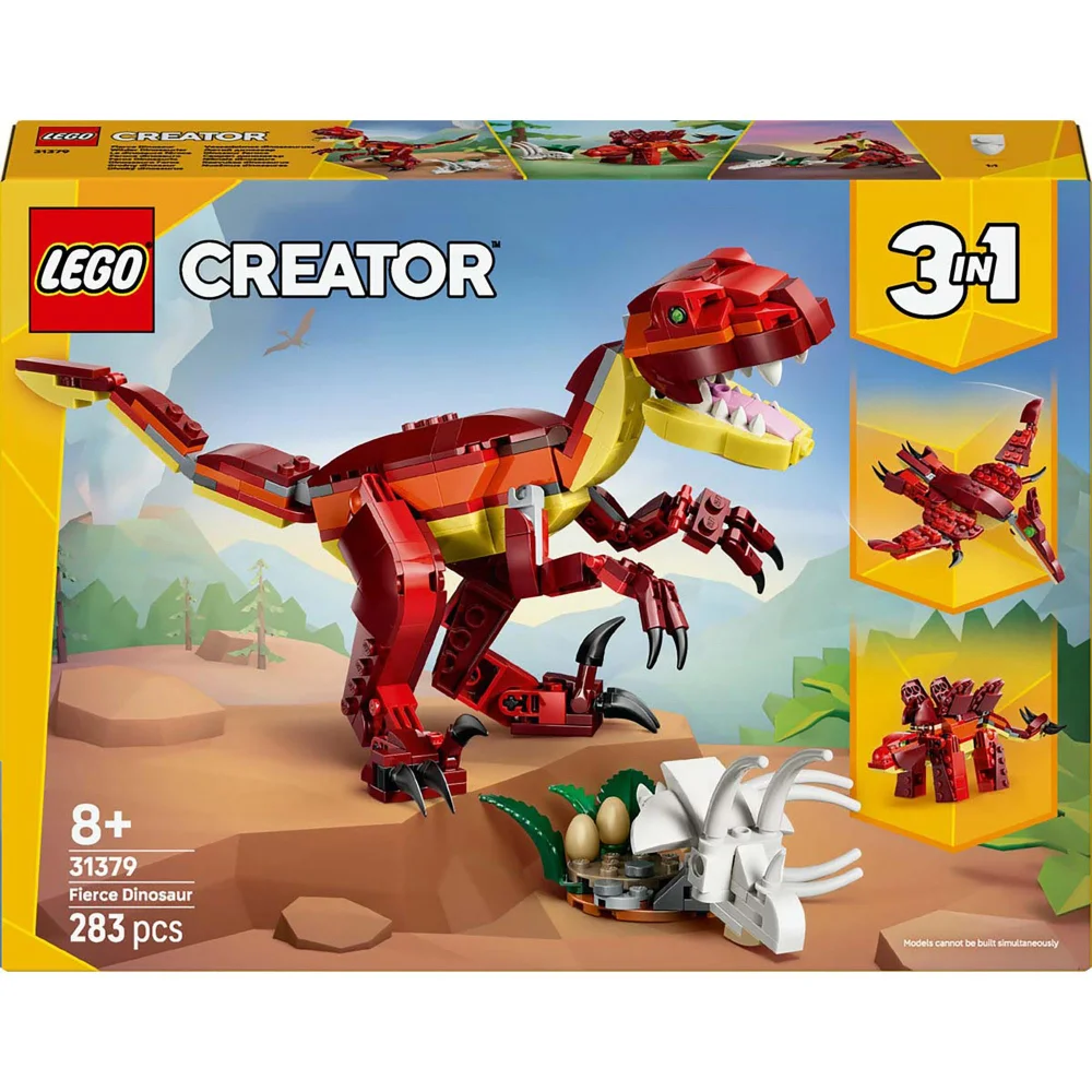 LEGO Creator 3 in 1 Fierce Dinosaur Construction Set 31379 Image 1