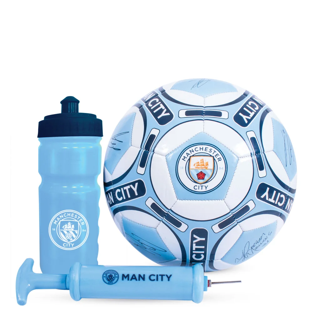 Manchester City FC Signature Football Gift Set Image 1