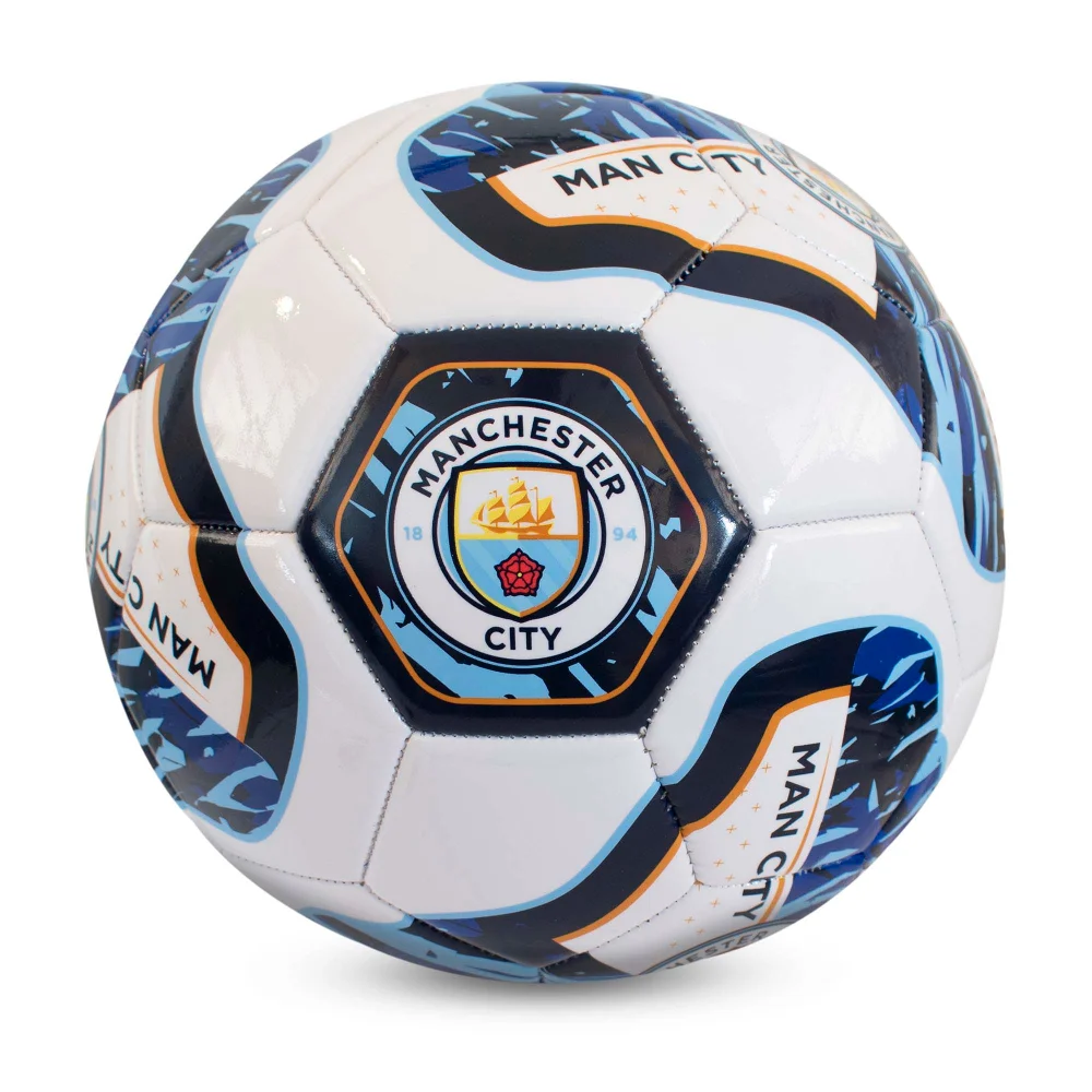 Manchester City FC Size 5 Tracer Football Image 1