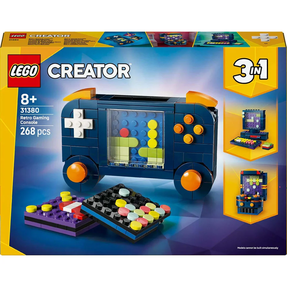 LEGO Creator 3 in 1 Retro Gaming Console Construction Set 31380 Image 1