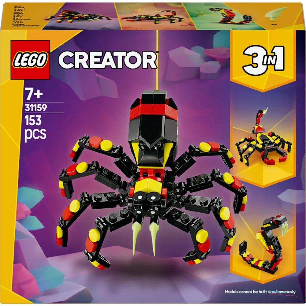 LEGO Creator 3 in 1 Surprising Spider Construction Set 31159 Image 1