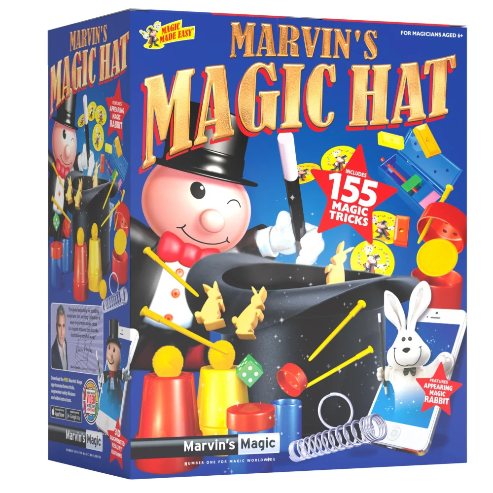 Marvin's Magic Hat 155 Tricks Magic Set Image 1