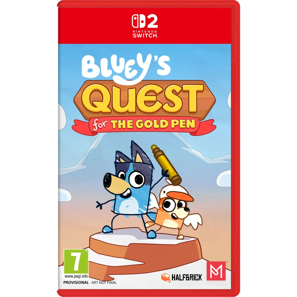 Nintendo Switch 2 Bluey's Quest for the Gold Pen Game Image 1