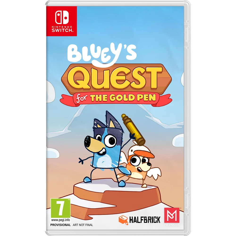 Nintendo Switch Bluey's Quest for the Gold Pen Game Image 1