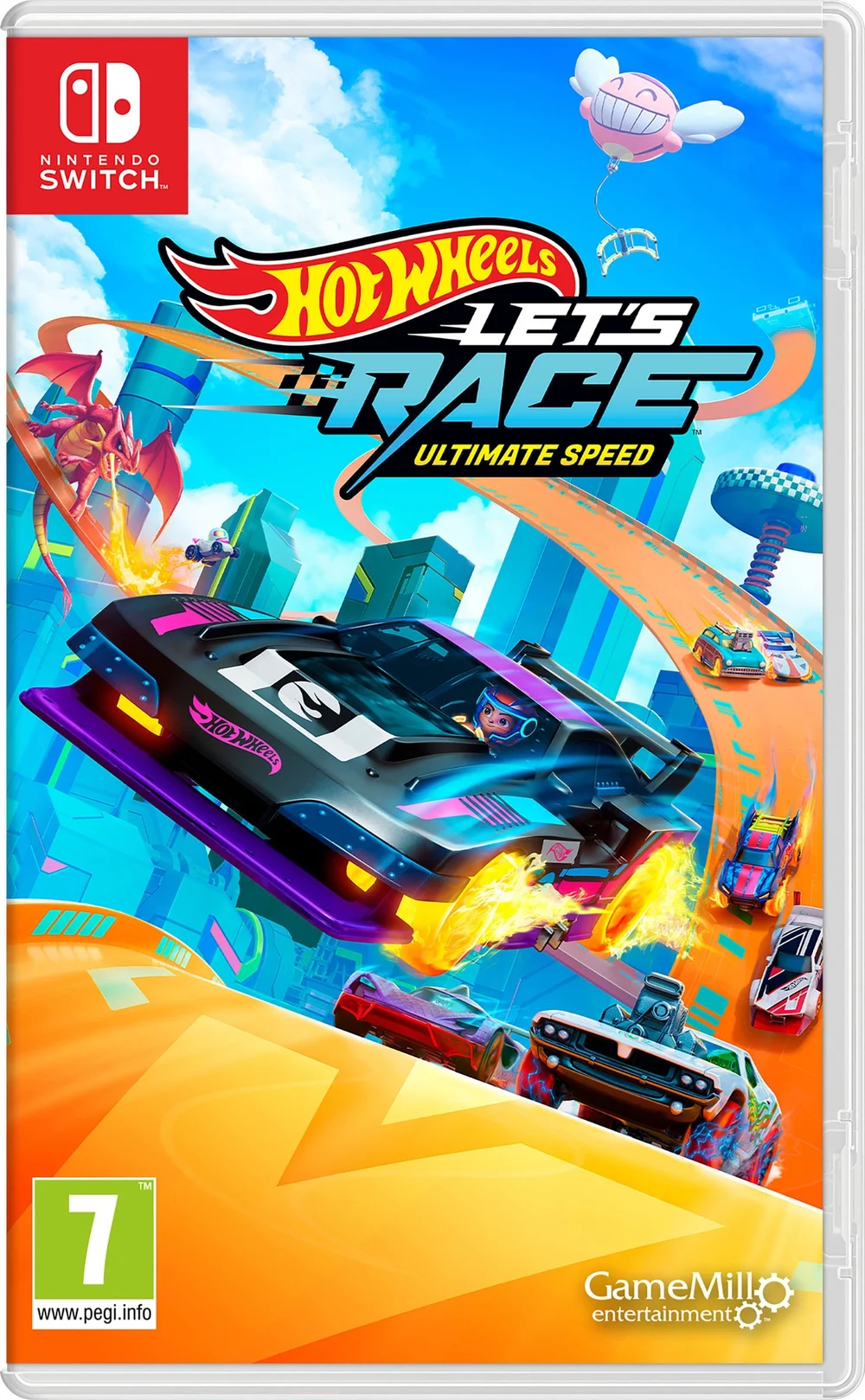 Nintendo Switch Hot Wheels Let's Race Game Image 1