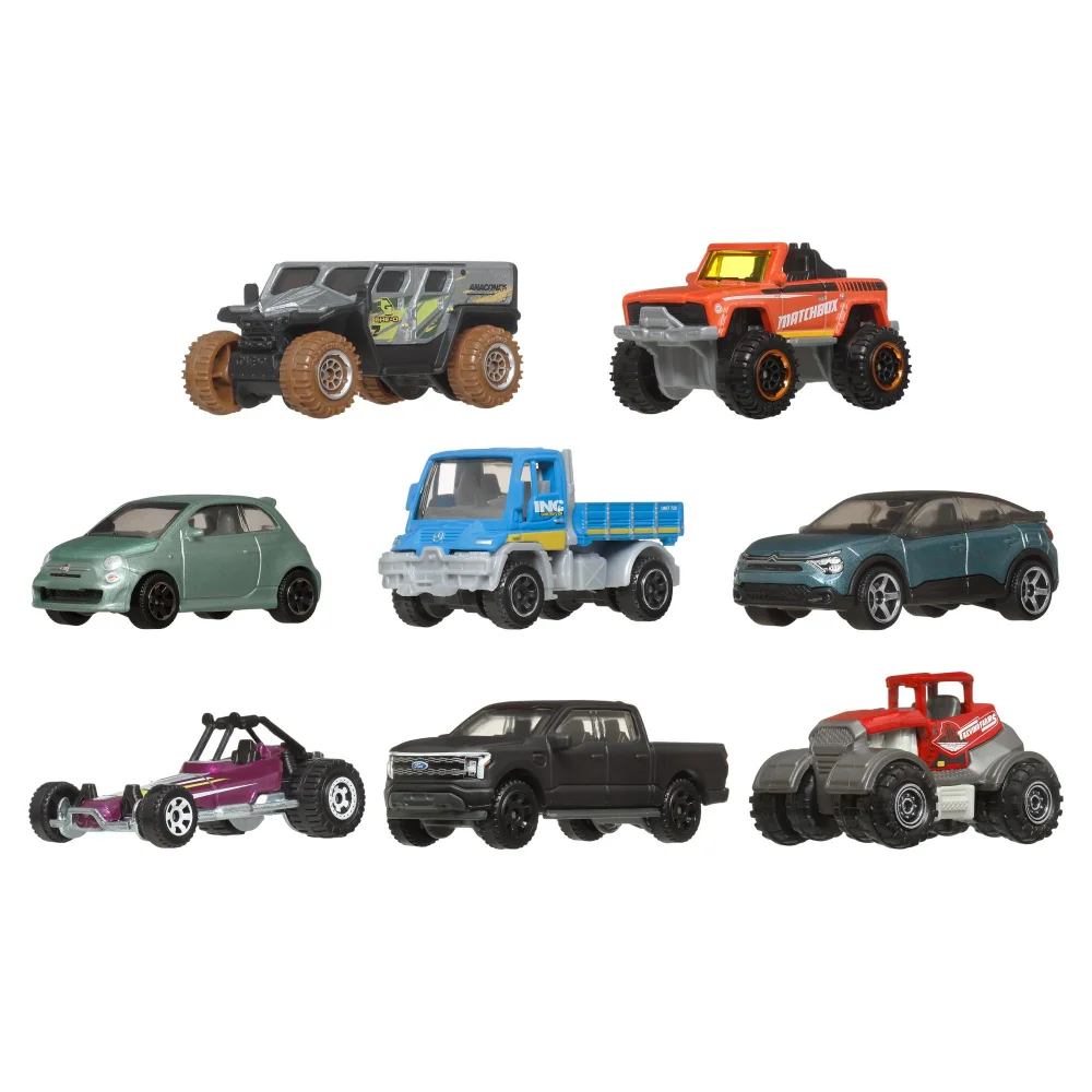 Matchbox MBX Adventure Vehicle 8 Pack Exclusive GHE-O Rescue Image 1