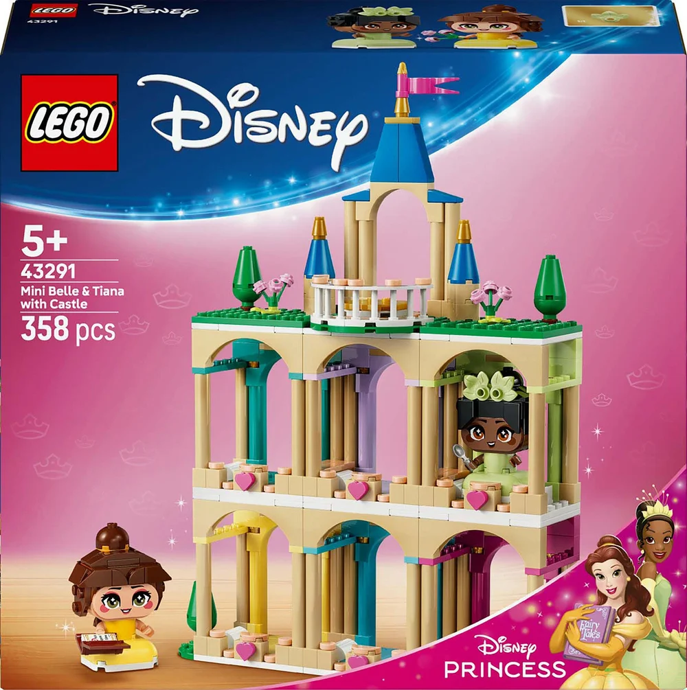 LEGO Disney Mini Belle and Tiana With Castle Construction Set 43291 Image 1