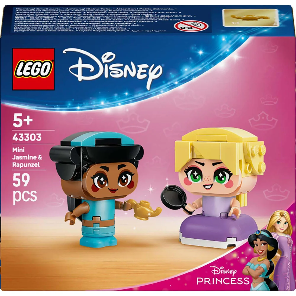 LEGO Disney Mini Jasmine and Rapunzel Construction Set 43303 Image 1