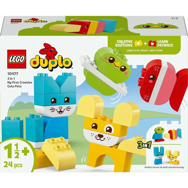 LEGO Duplo 3 in 1 Creative Cute Pets Construction Set 10477
