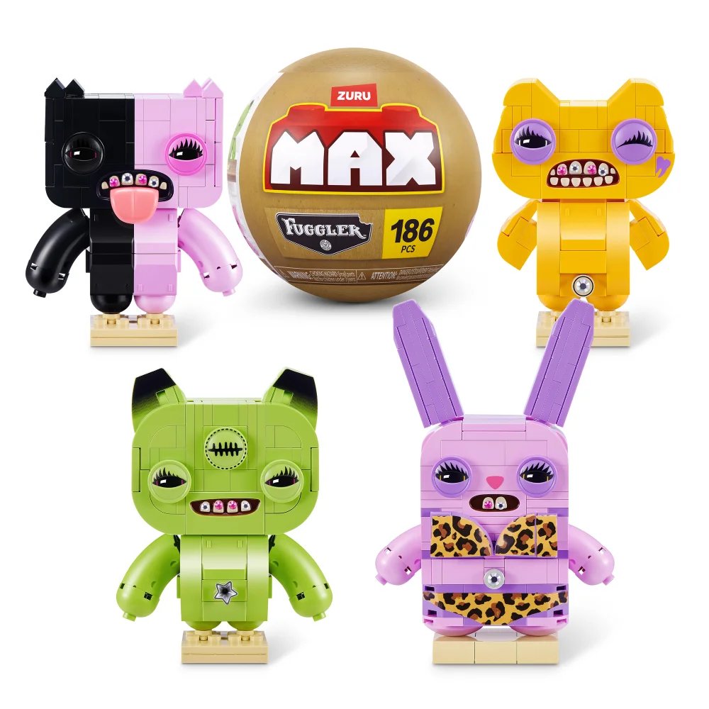 MAX Fuggler Baddies Collection Construction Mystery Capsule by ZURU (Styles Vary) Image 1