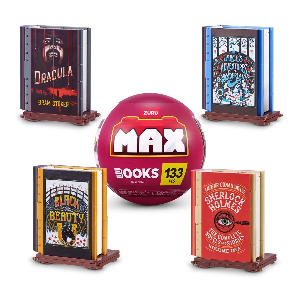 MAX Build More Books Collection Construction Mystery Capsule by ZURU (Styles Vary) Image 1