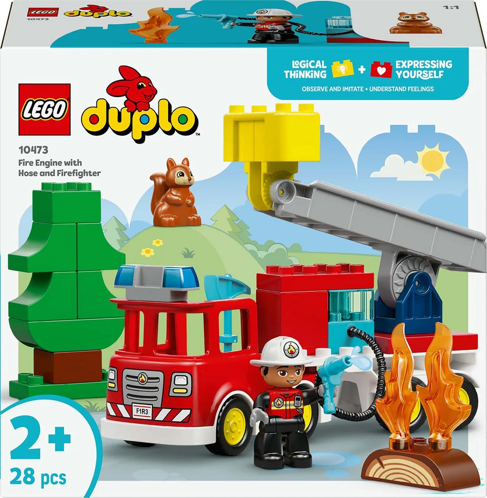 LEGO Duplo Fire Engine Construction Set 10473 Image 1