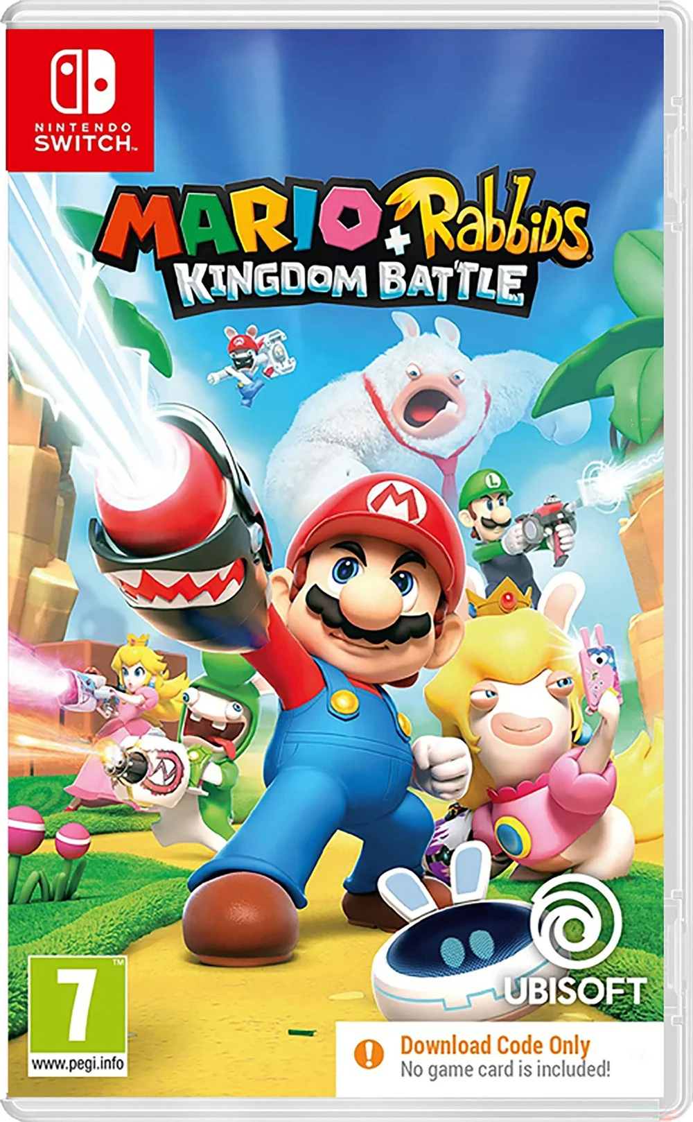 Nintendo Switch Mario and Rabbids Kingdom Battle Download Code Image 1