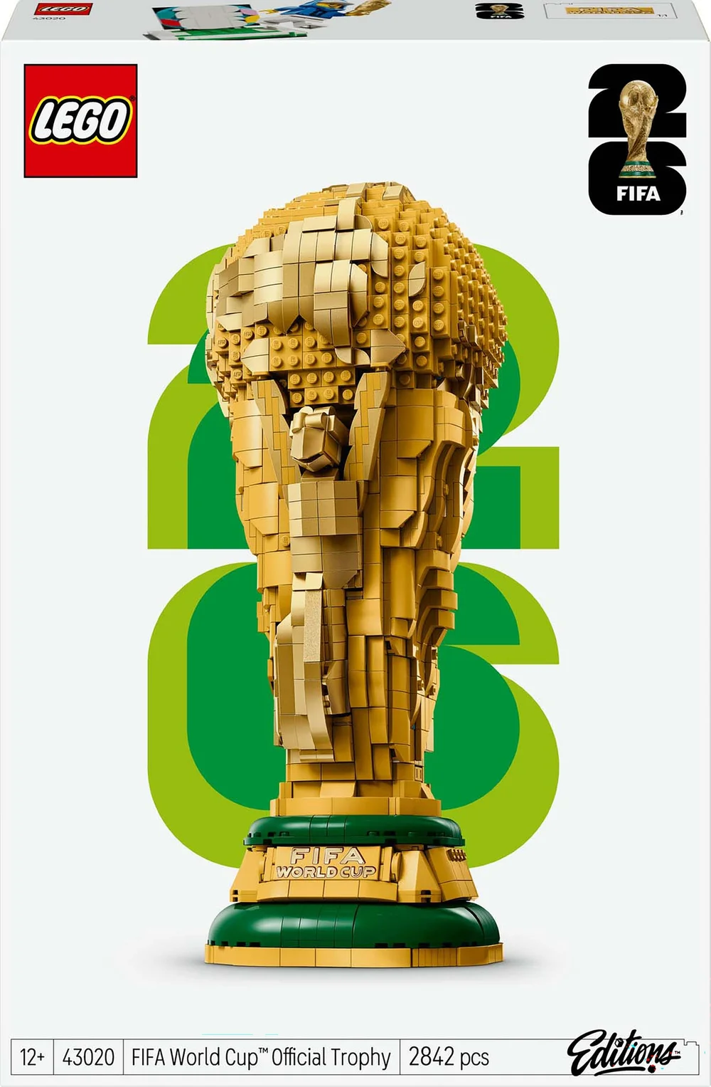 LEGO Editions FIFA World Cup Official Trophy Construction Set 43020 Image 1