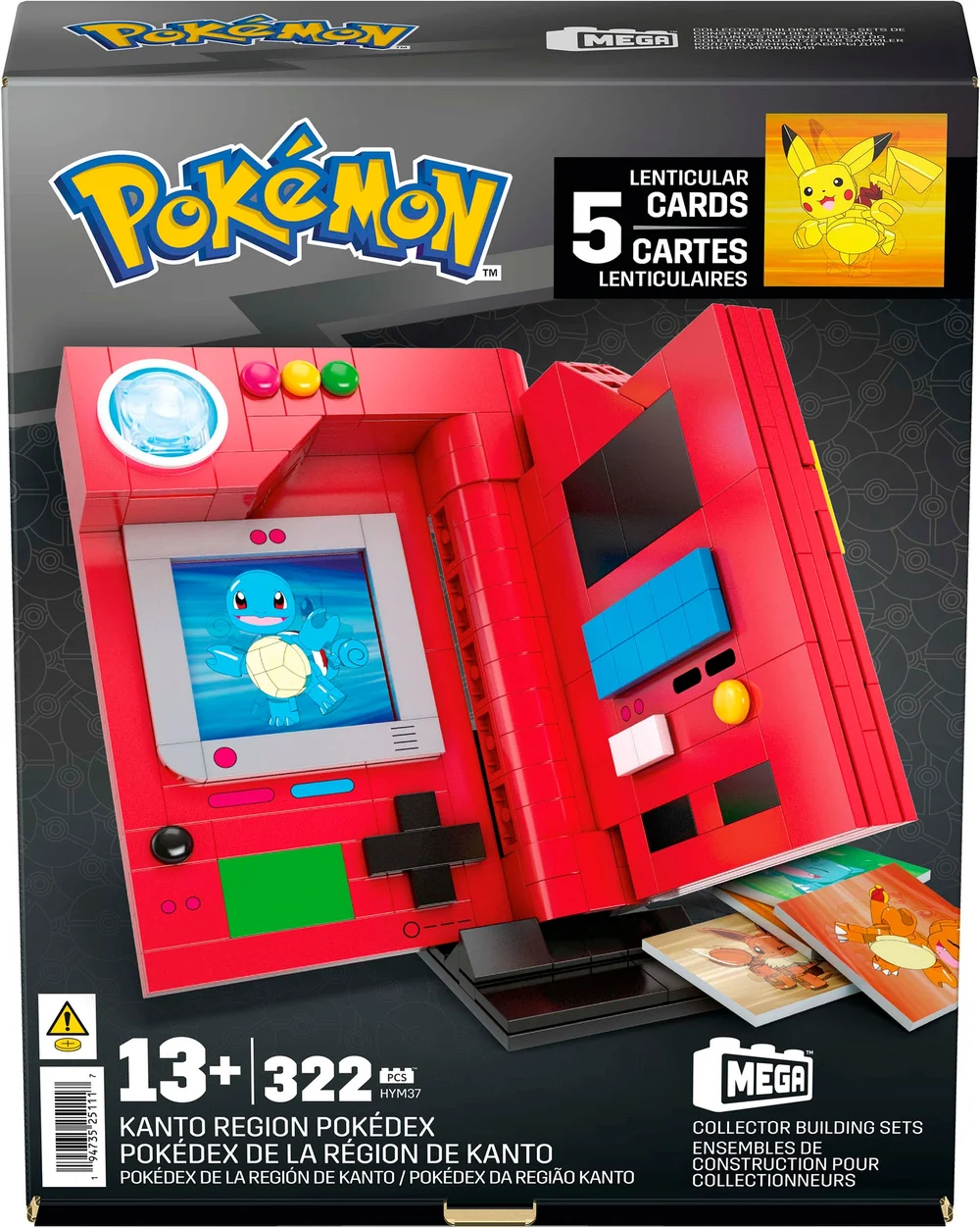 Pokemon Mega Kanto Region Pokedex Construction Set Image 1