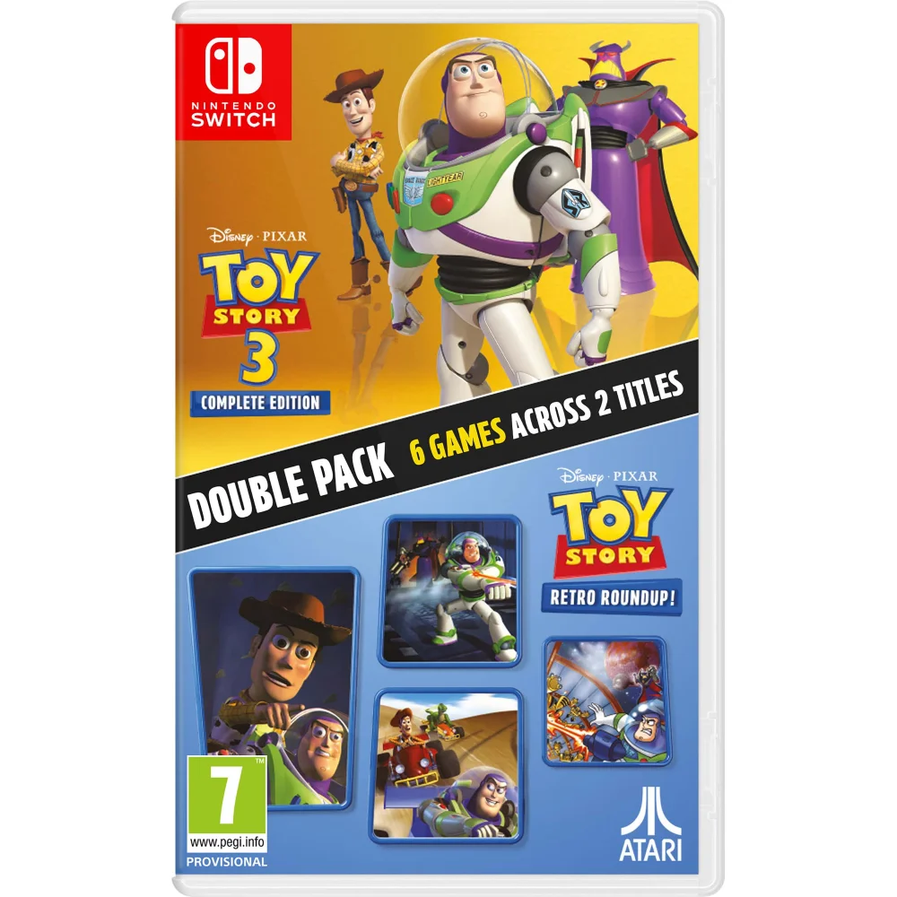 Nintendo Switch Toy Story: Retro Roundup! And Toy Story 3 Complete Edition Double Pack Game Image 1