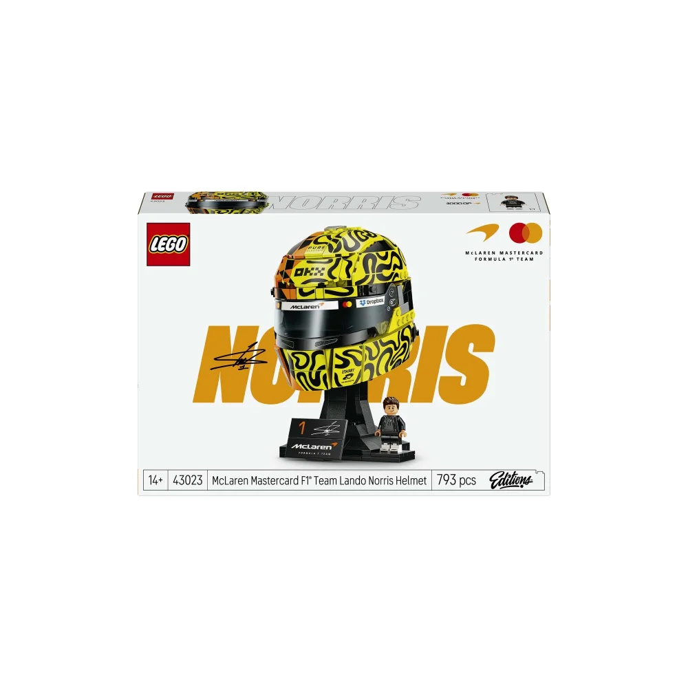 LEGO Editions McLaren Mastercard F1 Team Lando Norris Helmet Construction Set 43023 Image 1
