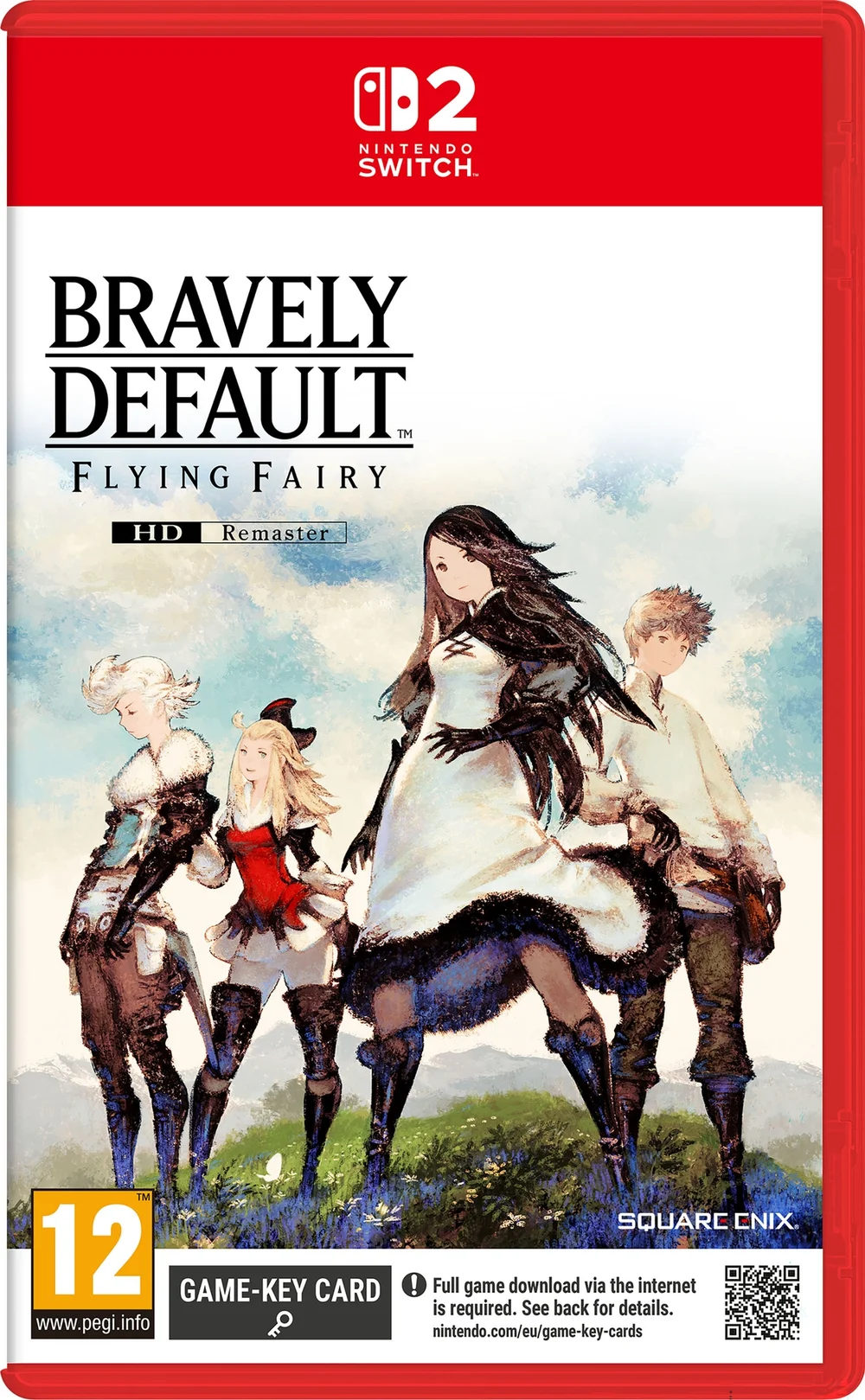 Nintendo Switch 2 Bravely Default Flying Fairy Download Key Card Image 1