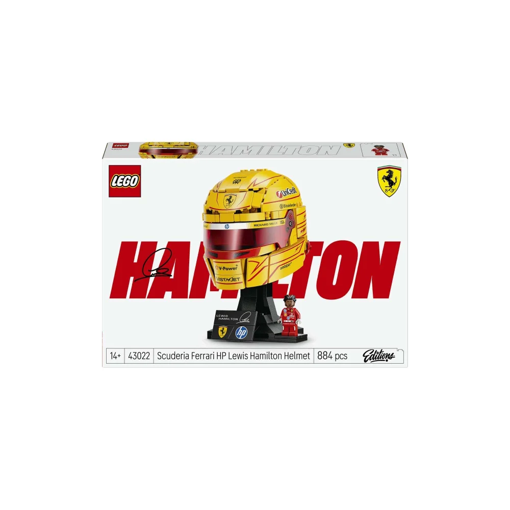 LEGO Editions Scuderia Ferrari HP Lewis Hamilton Helmet Construction Set 43022 Image 1